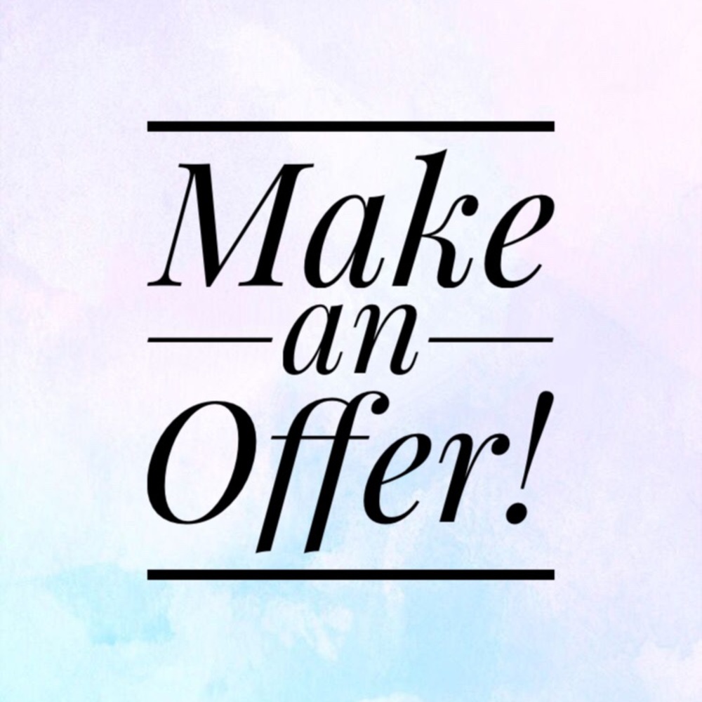 Reasonable offers are always welcomed!